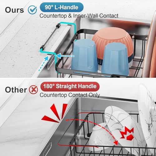 iSPECLE Over-the-Sink Dish Drying Rack, Expandable