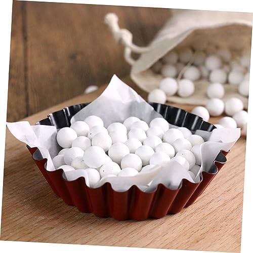 Ceramic Pie Crust Weights 550g White Heat Resistant for Baking