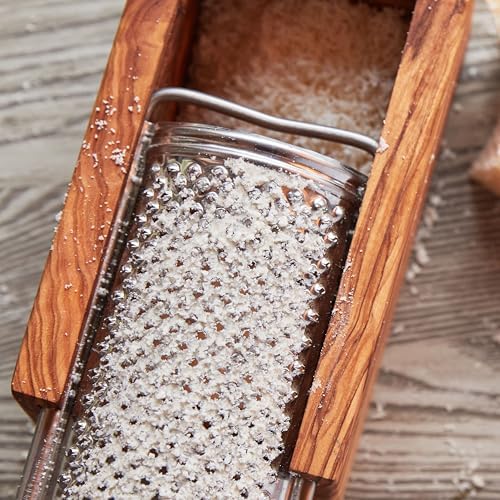 Italian Olivewood Parmesan Cheese Box Grater