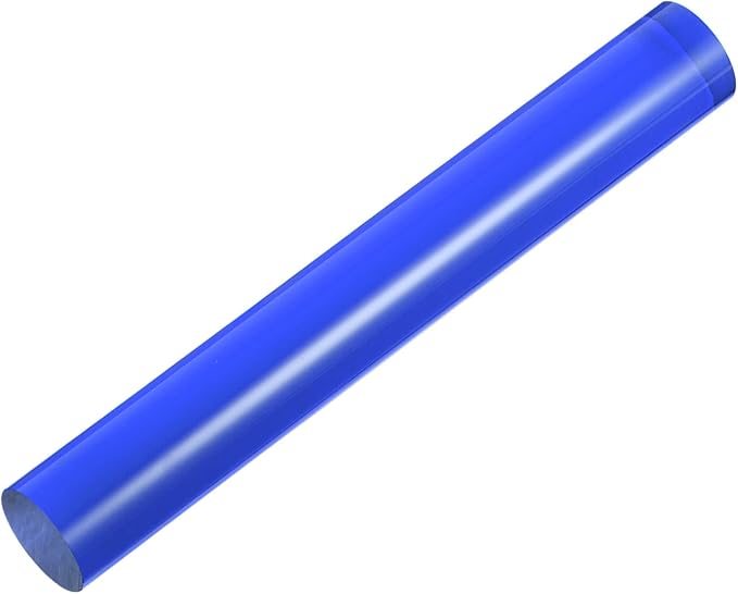 HARFINGTON Acrylic Clay Roller 7.28 Inch x 1 Inch Solid Non-Stick Plastic Round - Image 3