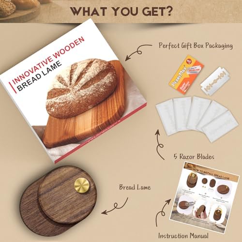 UFO Bread Lame Dough Scoring Tool,Magnetic Sourdough Scoring