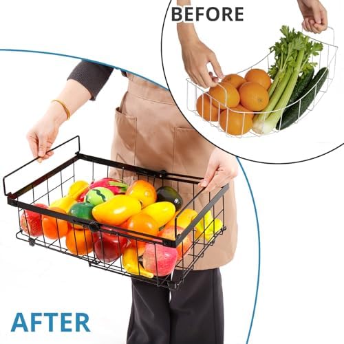 MiaLi Freezer Organizer Bins, 4 Pack Freezer Storage Containers