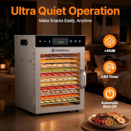 HOPERAN 12-Tray Food Dehydrator