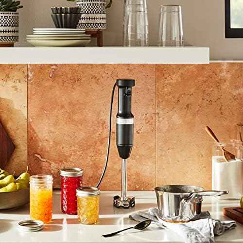 KitchenAid Variable Speed Corded Hand Blender, KHBV53, Matte Black