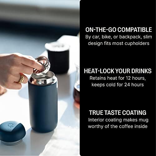 Fellow Carter Move Ceramic Lined Travel Mug 16 oz - Leak-Proof Lid