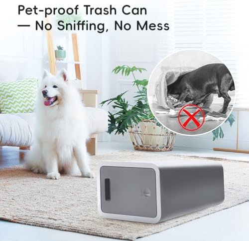 Lysam 3-Pack 4 Gallon Trash Cans with Lids