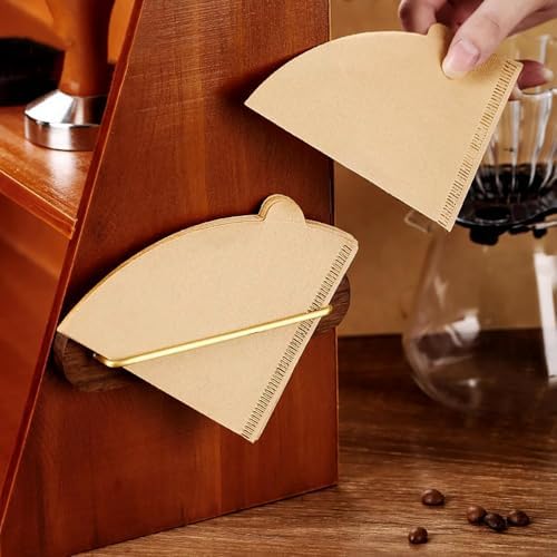 Coffee Filter Holder, Wall Mount Coffee Filter Storage with Adhesive