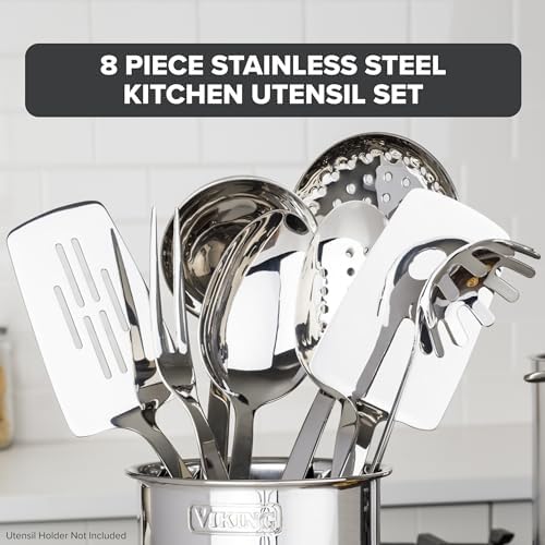 Viking 8-Piece Stainless Steel Kitchen Utensil Set