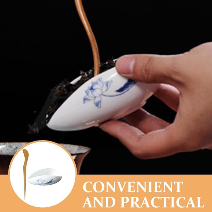 Ceramic Tea Leaf Holder Plate - Image 4