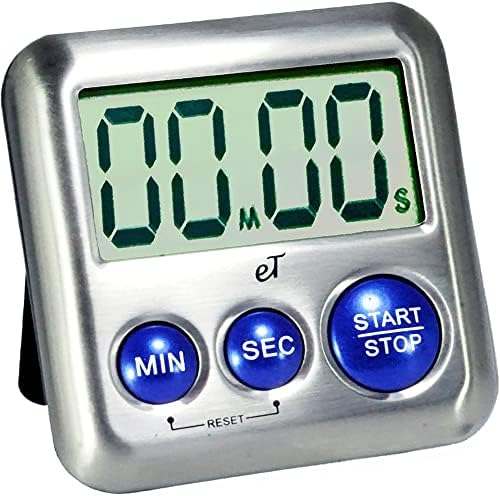 eT24 Stainless Steel Digital Kitchen Timer