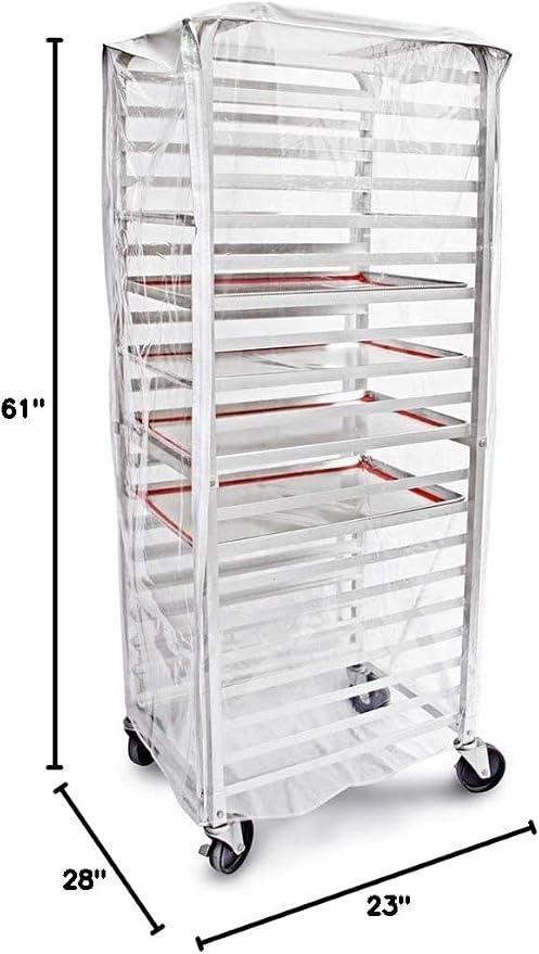 New Star Foodservice 36565 Commercial-Grade Sheet Pan/Bun Pan Rack Cover - Image 6