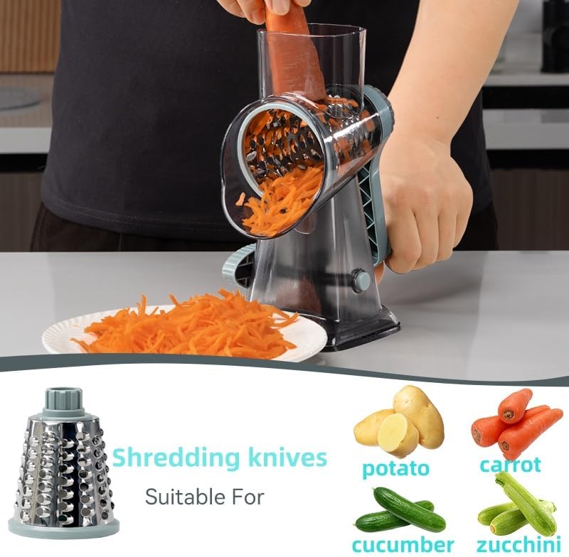 GYH&GXR Rotary Cheese Grater with Handle