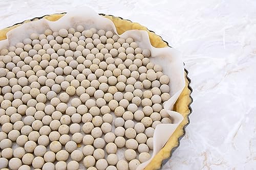 R&M Ceramic Pie Weights 1 lb – Reusable Baking Weights for Blind