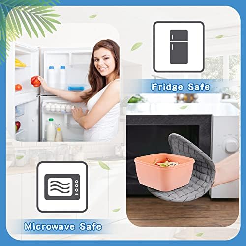 Tessco for you 6 Pcs 50 oz Salad Lunch Container for