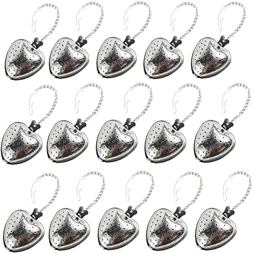 RONYOUNG 15Pcs Stainless Steel Tea Ball Mesh Tea Infuser Strainers