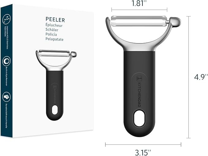 KITCHENDAO Swivel Vegetable Potato Peeler - Image 7