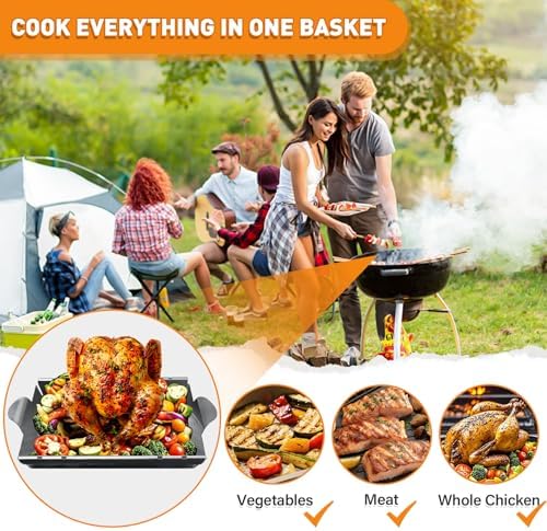 Beer Can Chicken Holder for Grill Smoker Oven, Vertical Chicken