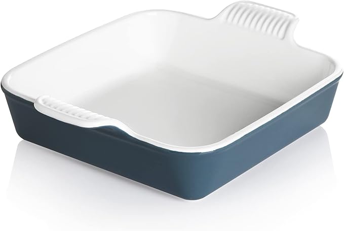 Sweejar Ceramic Baking Dish, 9 x 9 Cake Baking Pan by Sweejarco1949