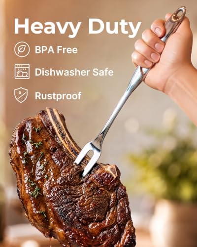 Zulay Kitchen 5-Piece Stainless Steel Cooking Utensil Set
