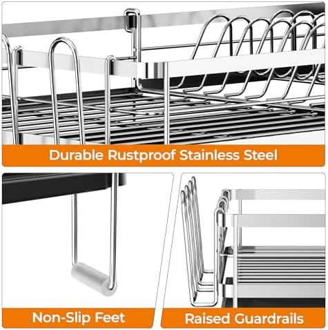 Delamu Stainless Steel Dish Drying Rack