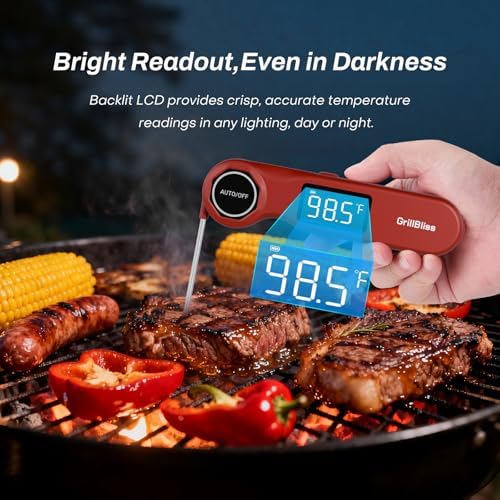 GrillBliss Rechargeable Digital Meat Thermometer