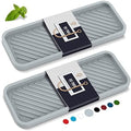 Kitchen Sink Organizer Tray, 2 Pack Silicone Sponge Holders