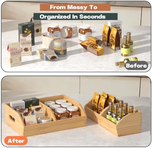 Potato and Onion Storage Bin, Stackable Pantry Organizers for Kitchen
