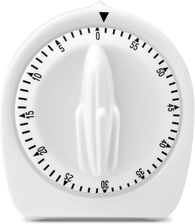 Kitchen Timers for Cooking, 60 Minute Wind Up Timer, Visual Mechanical Timer by IKELYBUYNOW