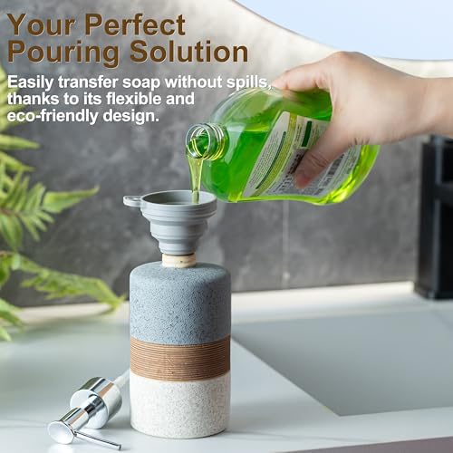 Hand Soap Dispenser Set for Bathroom and Kitchen