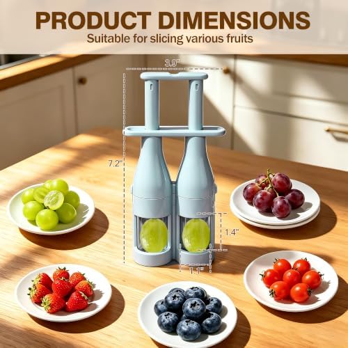 Double Barrel Grape Cutter for Toddlers