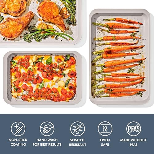 OXO Good Grips Non-Stick Pro Ceramic Coated Metal Bakeware 3-Piece
