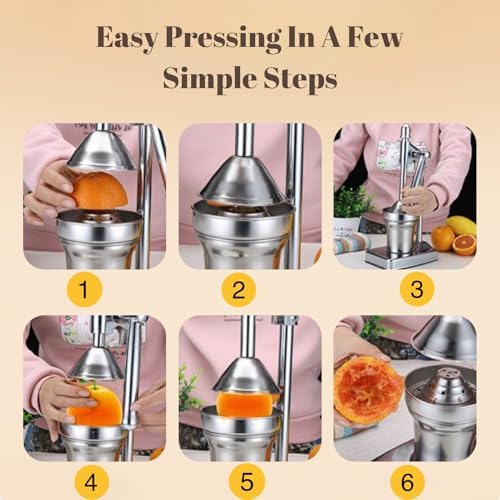 Manual Orange Juicer with Cup