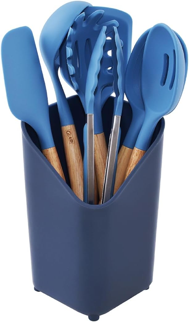 Glad Silicone Kitchen Utensils Set, and Spaghetti Server by GladTrashFoodStorage