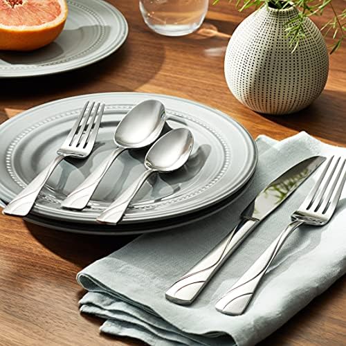 Oneida River 20 Piece Everyday Flatware Set, Service for 4, 18/0