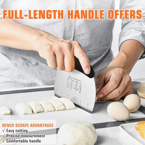 Biscuit Cutter Set,10PCS Stainless Steel Pastry Blender Set with