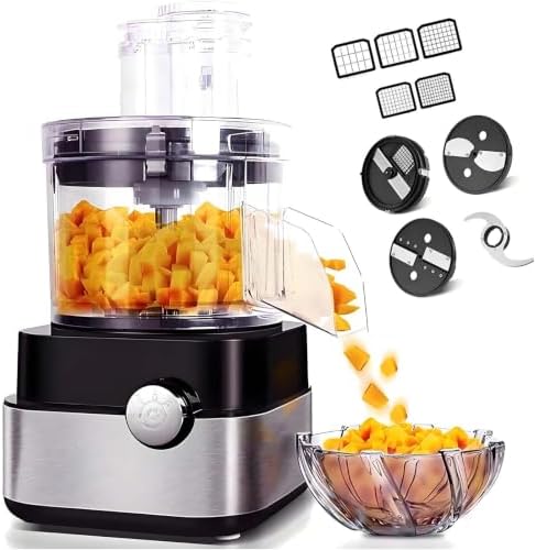 5 in 1 Commercial Food Processor 5l Anti-Slip Electric Onion Potato