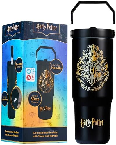 Get Trend Harry Potter Tumbler with Straw 30oz Kids Teens Insulated