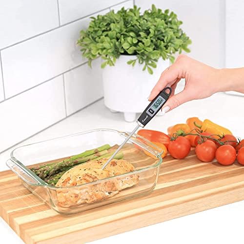 Escali DH1 Gourmet Digital Meat Thermometer, Black
