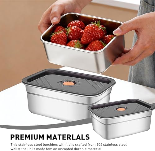 1.5L Replaceable Container for Heated Lunch Box Stainless Steel 304 SS
