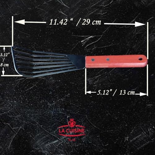 La Cuisine Extra Flexible Stainless Steel Fish Slotted Spatula Turner