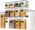 CHEFSTORY 14 PCS Airtight Plastic Food Storage Containers with Lids