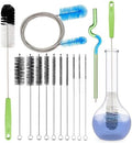 Set of 12 Tube Pipe Cleaners Brush Kit - Bottle & Long Straw Cleaning