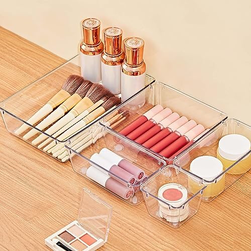 SMARTAKE 13-Piece Drawer Organizer Set, 5-Size