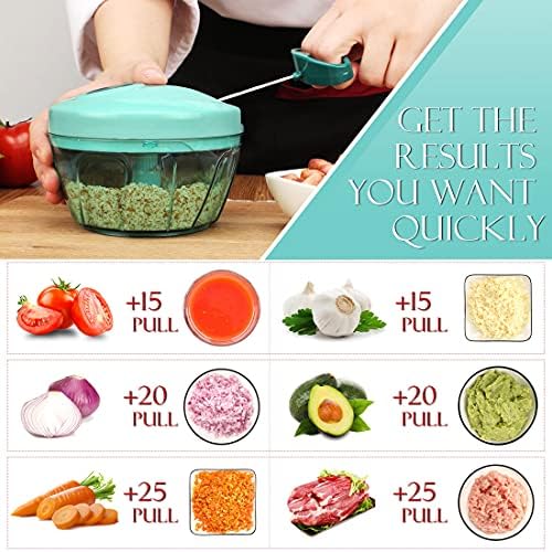 Ourokhome Vegetable Chopper Onion Cutter with Container