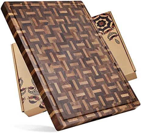 YOUSUNLONG Acacia and Oak Cutting Board, 24 x 18 x 1.5 Inch