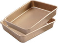 2 Pack Baking Sheet Pans, Deep Size Baking Pan Nonstick Cookie Sheet