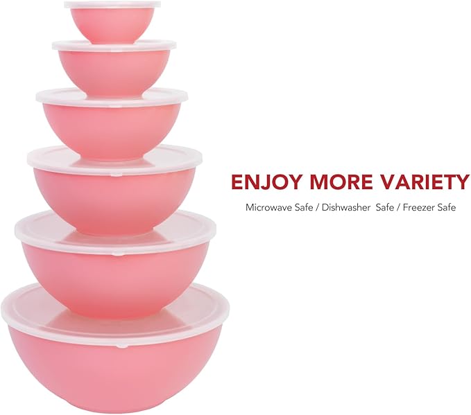 BoxedHome BPA Free Plastic Round Mixing Bowl - Image 2