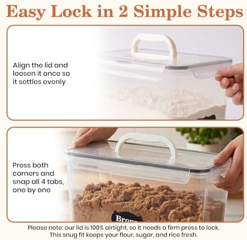 Extra Large 11L Airtight Flour Sugar Storage Containers
