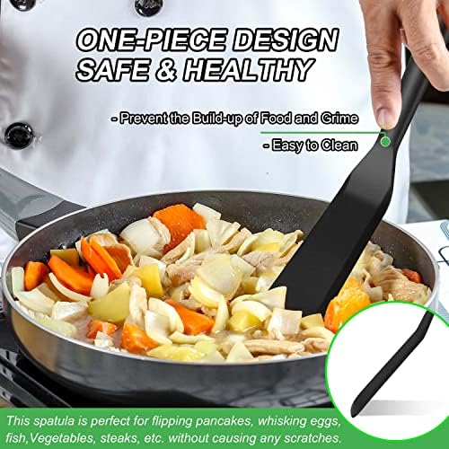 Anaeat Silicone Thin Spatula Set of 2 - Mini Brownie Serving Spatulas