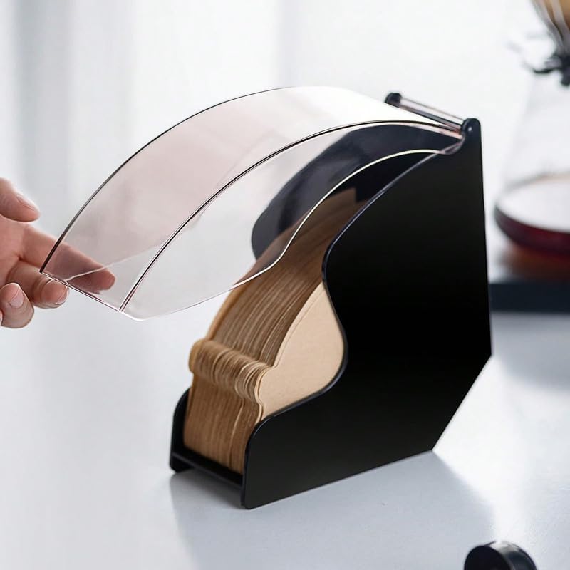 Coffee Filter Holder – Durable and Cone Filter Storage Container for
